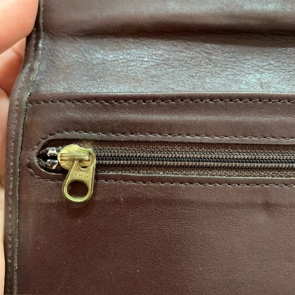 Vintage Coach Brown Swing Wallet - 4843 90s leather - Picture 6 of 7